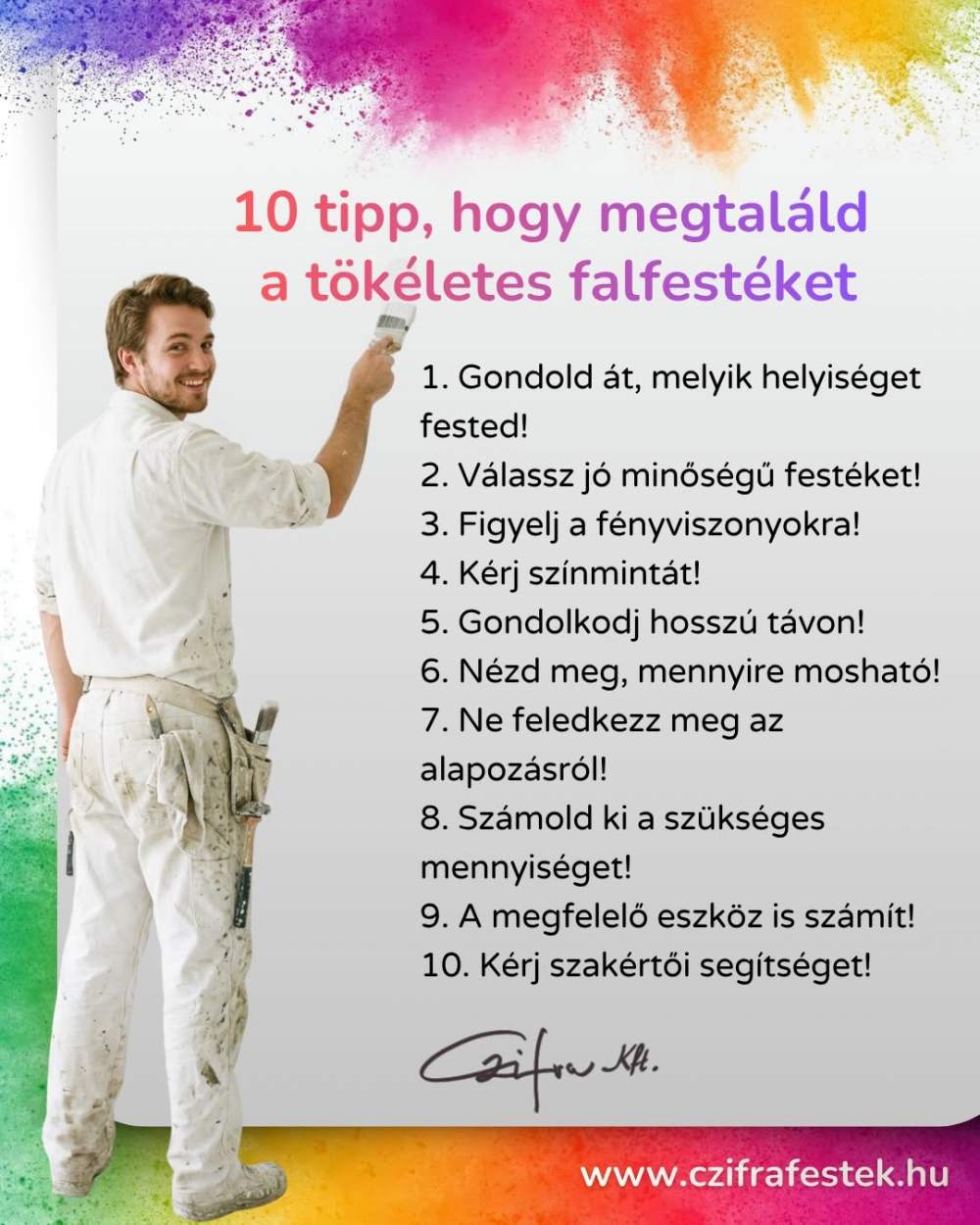 10 tipp, hogy megtal�ld a t�k�letes falfest�ket!
