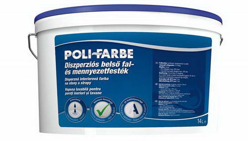 POLI-FARBE DISZPERZIÓS BELSŐ FAL- ÉS MENNYEZETFESTÉK POLI-FARBE DISZPERZIÓS BELSŐ FAL- ÉS MENNYEZETFESTÉK