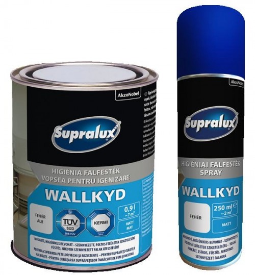 SUPRALUX WALLKYD HIGIÉNIAI BELTÉRI FEHÉR FALFESTÉK SUPRALUX WALLKYD HIGIÉNIAI BELTÉRI FEHÉR FALFESTÉK