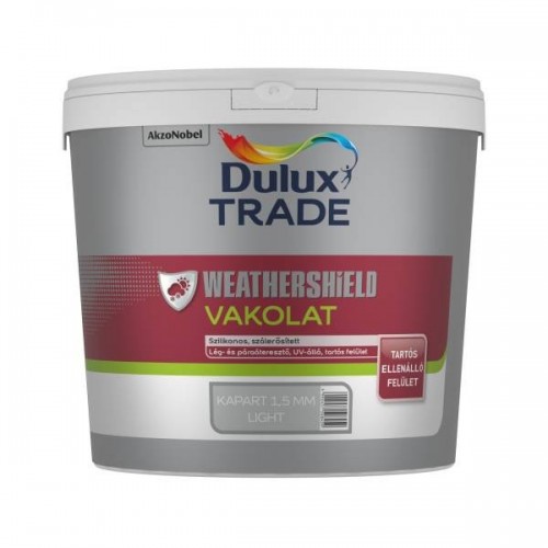 Dulux Trade Weathershield Vakolat K1,5mm Feh�r 24kg